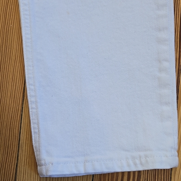 Gap High Rise White Button Fly Vintage Slim Jeans 6 Minimalist Slim Straight - Picture 8 of 11